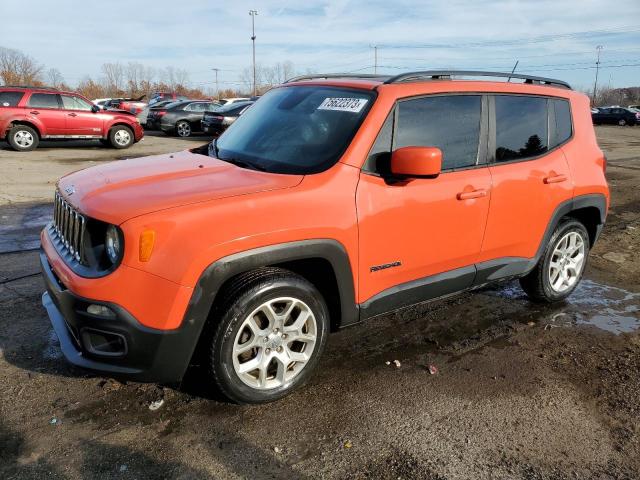 Photo 1 from auction – 2016 JEEP RENEGADE L with VIN ZACCJABT2GPC44356