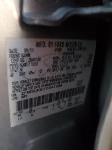 Photo 14 from auction – 2012 FORD EDGE SE with VIN 2FMDK3GC7CBA21889