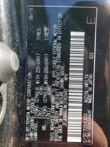 Photo 14 from auction – 2019 LEXUS NX 300 BAS with VIN JTJBARBZ4K2182442