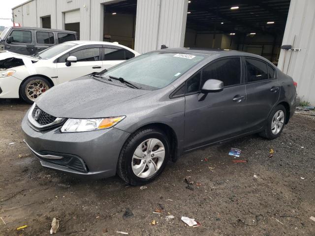 HONDA CIVIC LX 2013 with VIN 19XFB2F50DE091318 - Photo from auction