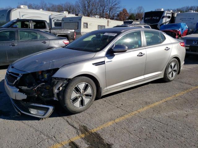 KIA OPTIMA HYB 2013 with VIN KNAGM4AD3D5054104 - Photo from auction