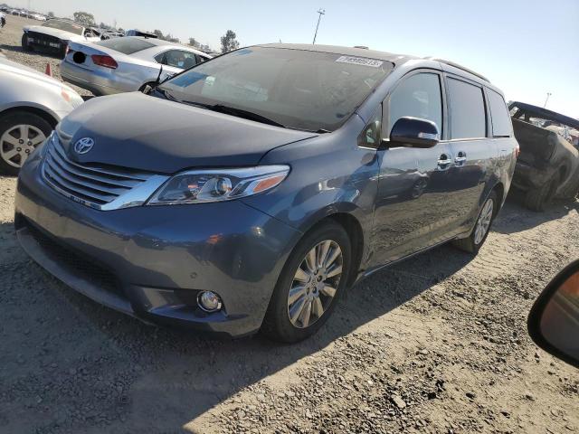 TOYOTA SIENNA XLE 2017 with VIN 5TDYZ3DC3HS837199 - Photo from auction