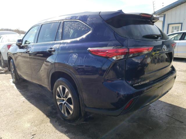 Photo 2 from auction – 2022 TOYOTA HIGHLANDER with VIN 5TDGZRBH1NS579547