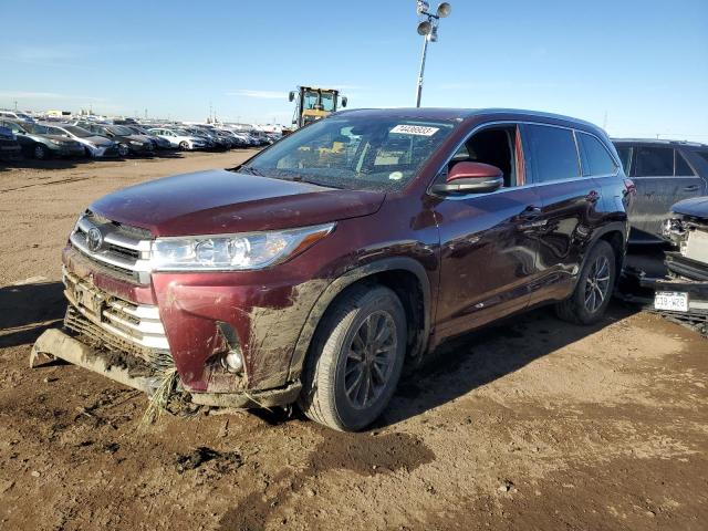 TOYOTA HIGHLANDER 2018 with VIN 5TDJZRFH5JS903321 - Photo from auction