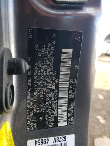 Photo 14 from auction – 2011 TOYOTA SIENNA XLE with VIN 5TDYK3DC5BS165836