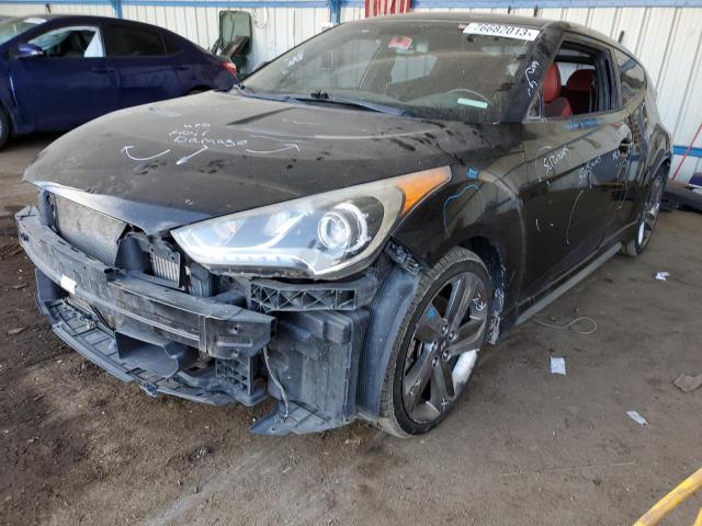 HYUNDAI VELOSTER T 2014 with VIN KMHTC6AE4EU209545 - Photo from auction