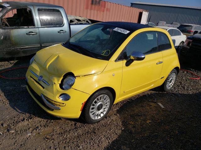 FIAT 500 LOUNGE 2012 with VIN 3C3CFFCR9CT365815 - Photo from auction