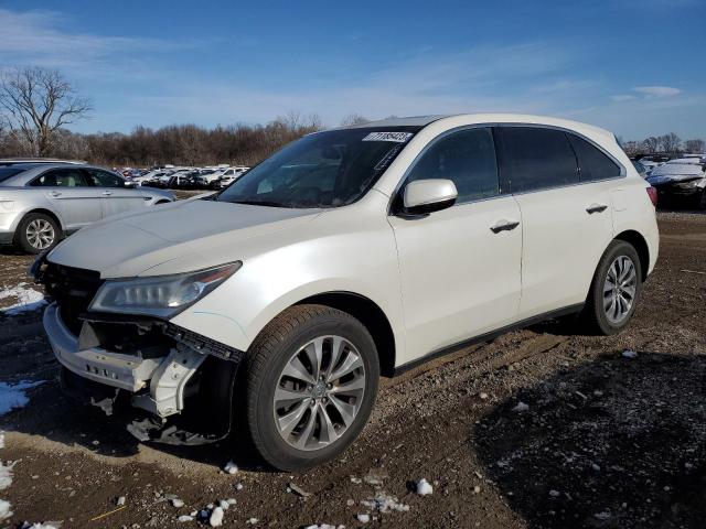 ACURA MDX TECHNO 2014 with VIN 5FRYD4H41EB007651 - Photo from auction