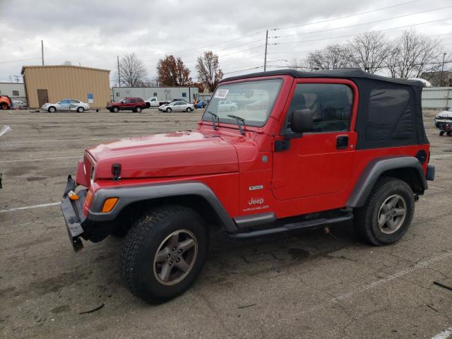 JEEP WRANGLER X 2004 with VIN 1J4FA39S44P736475 - Photo from auction