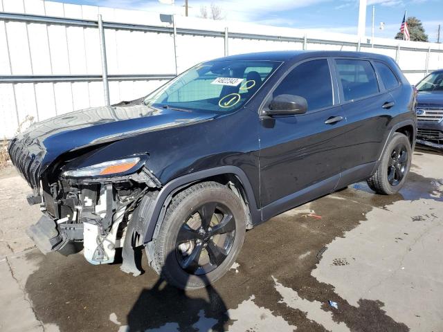 JEEP CHEROKEE S 2015 with VIN 1C4PJLAB0FW505927 - Photo from auction