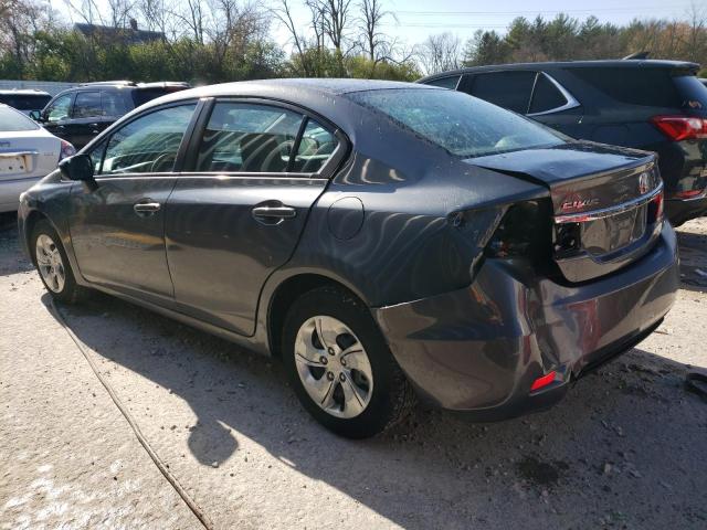 Photo 2 from auction – 2013 HONDA CIVIC LX with VIN 19XFB2F52DE215430