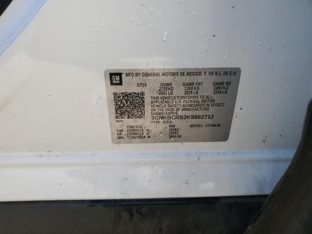 Photo 14 from auction – 2019 CHEVROLET BLAZER 2LT with VIN 3GNKBCRS2KS692712
