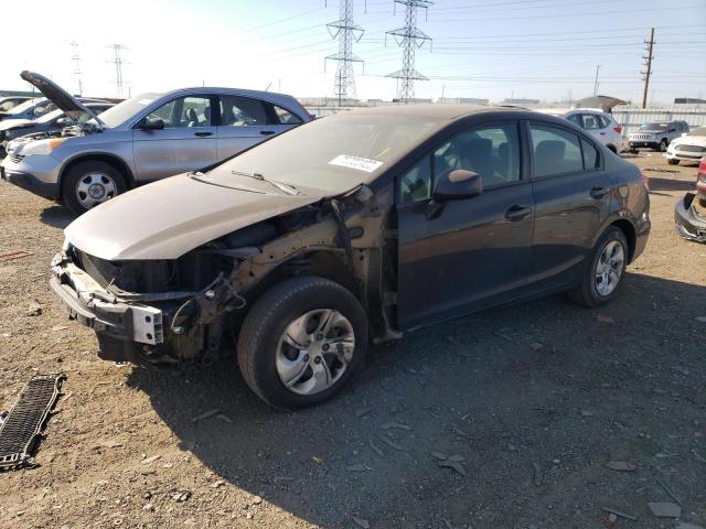 HONDA CIVIC LX 2013 with VIN 2HGFB2F58DH601162 - Photo from auction