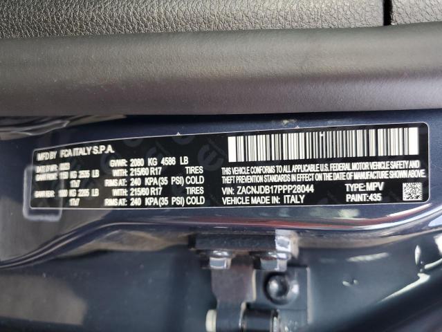 Photo 14 from auction – 2023 JEEP RENEGADE L with VIN ZACNJDB17PPP28044