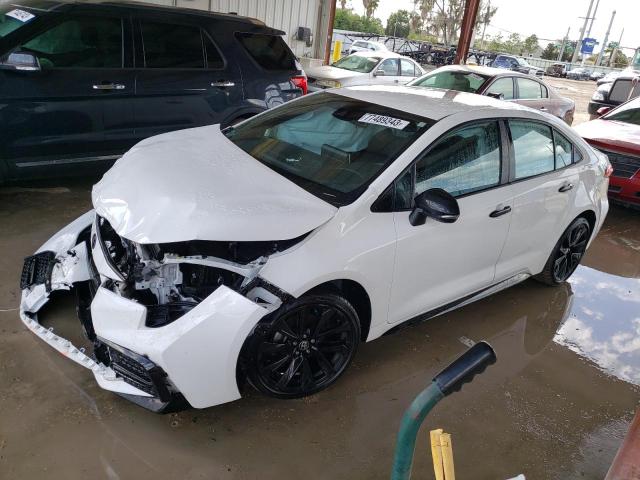 TOYOTA COROLLA SE 2021 with VIN 5YFS4MCE1MP076110 - Photo from auction