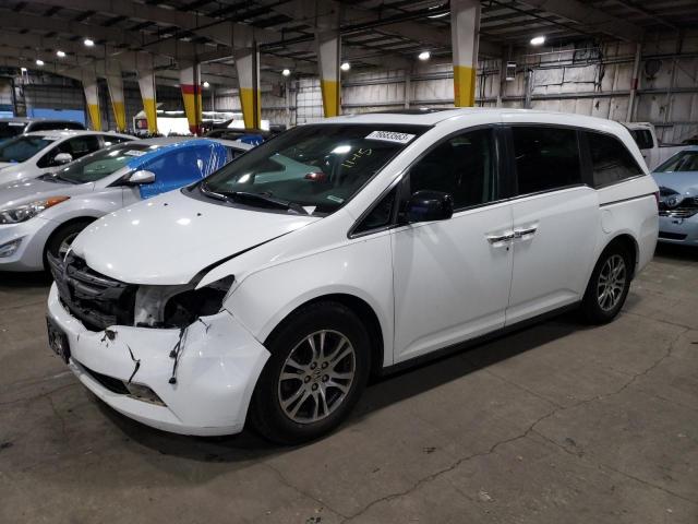 HONDA ODYSSEY EX 2013 with VIN 5FNRL5H69DB086744 - Photo from auction