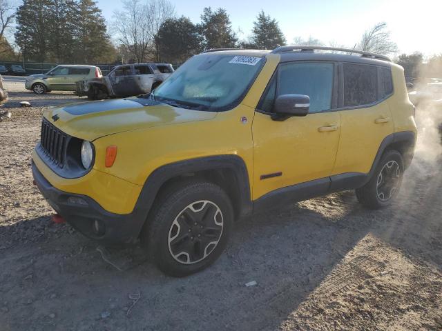JEEP RENEGADE T 2016 with VIN ZACCJBCT0GPD49238 - Photo from auction