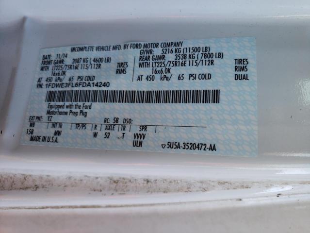 Photo 10 from auction – 2015 WINNEBAGO CAMPER with VIN 1FDWE3FL6FDA14240
