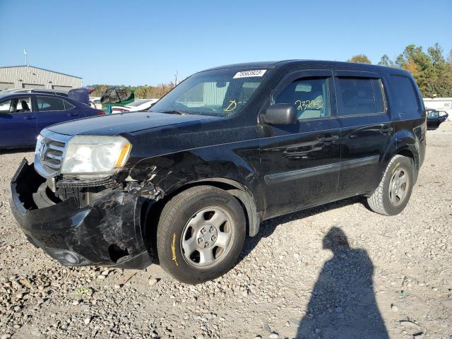HONDA PILOT LX 2012 with VIN 5FNYF4H25CB075541 - Photo from auction
