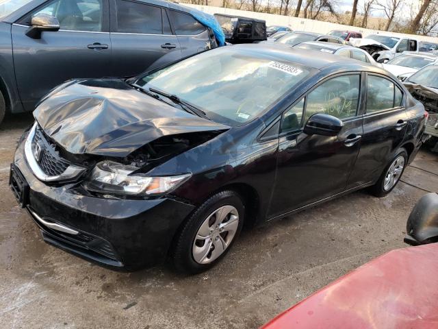 HONDA CIVIC LX 2015 with VIN 19XFB2F5XFE084623 - Photo from auction
