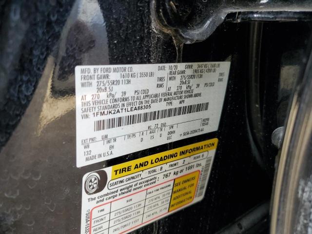 Photo 14 from auction – 2020 FORD EXPEDITION with VIN 1FMJK2AT1LEA88305