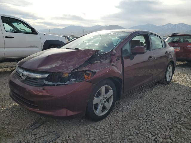 HONDA CIVIC LX 2012 with VIN 2HGFB2F50CH574912 - Photo from auction