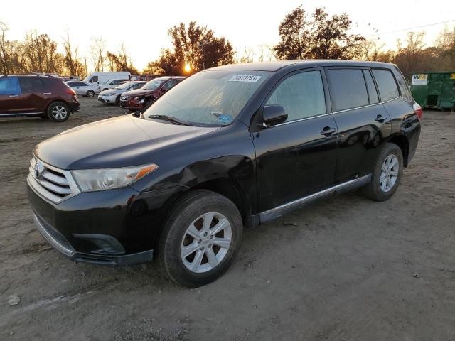 TOYOTA HIGHLANDER 2012 with VIN 5TDBK3EH9CS133697 - Photo from auction