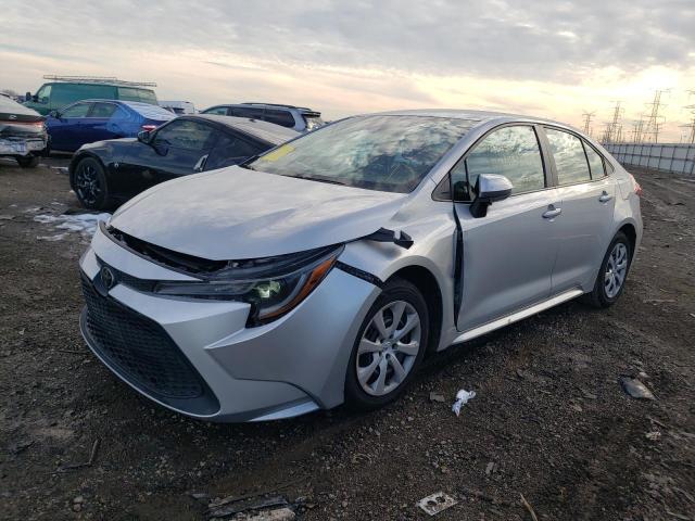 TOYOTA COROLLA LE 2021 with VIN 5YFEPMAE6MP221102 - Photo from auction