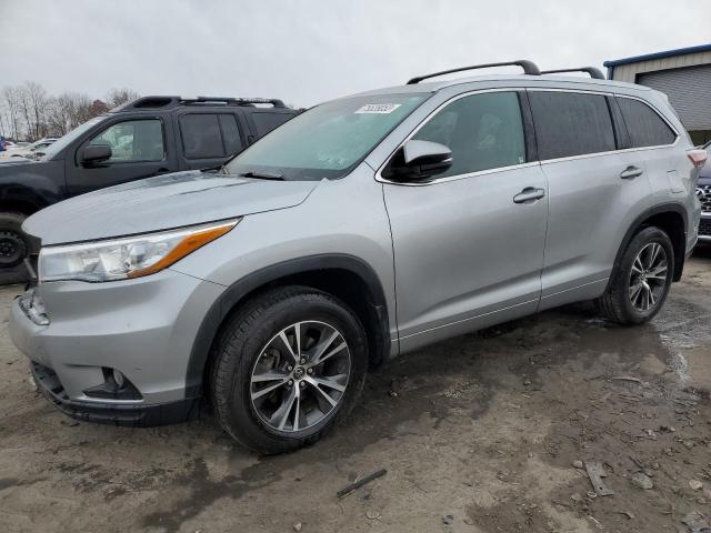TOYOTA HIGHLANDER 2016 مع رقم تعريف المركبة 5TDJKRFH1GS299618 - صورة من المزاد
