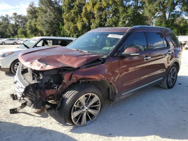 FORD EXPLORER L 2018 with VIN 1FM5K7F83JGB33040 - Photo from auction