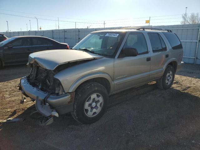 CHEVROLET BLAZER 2003 with VIN 1GNDT13X63K183959 - Photo from auction