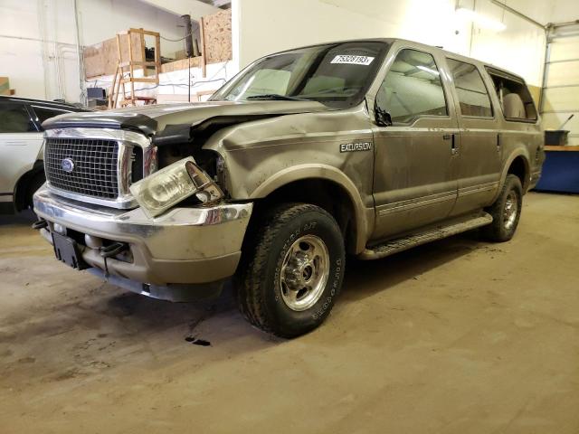 FORD EXCURSION 2002 with VIN 1FMSU43F22EA47942 - Photo from auction