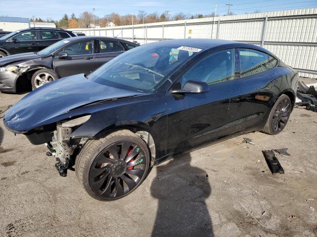 TESLA MODEL 3 2022 with VIN 5YJ3E1EC1NF316989 - Photo from auction