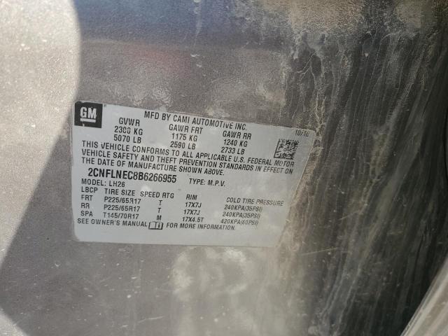 Photo 14 from auction – 2011 CHEVROLET EQUINOX LT with VIN 2CNFLNEC8B6266955