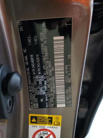 Photo 14 from auction – 2017 TOYOTA HIGHLANDER with VIN 5TDJZRFH8HS474864