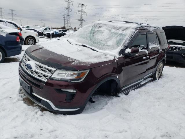 FORD EXPLORER L 2018 with VIN 1FM5K8FH6JGA12508 - Photo from auction