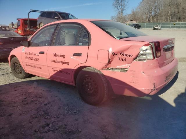 Photo 2 from auction – 2001 HONDA CIVIC LX with VIN 2HGES16541H610149