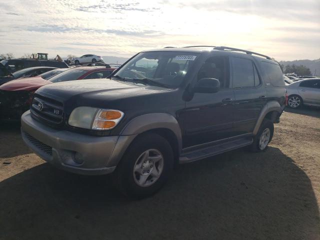 TOYOTA SEQUOIA SR 2002 with VIN 5TDZT34A72S097734 - Photo from auction