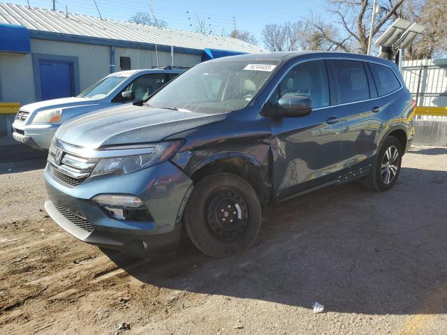 HONDA PILOT EXL 2018 with VIN 5FNYF6H60JB054267 - Photo from auction