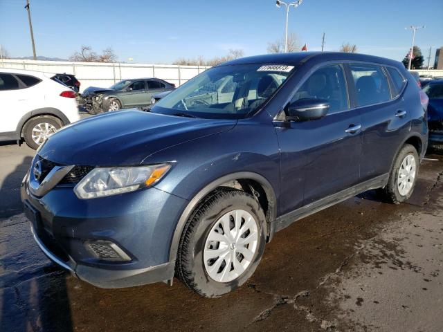 NISSAN ROGUE S 2015 with VIN KNMAT2MVXFP523071 - Photo from auction