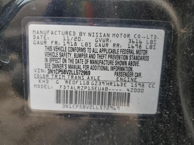 Photo 14 from auction – 2020 NISSAN KICKS S with VIN 3N1CP5BV2LL572969