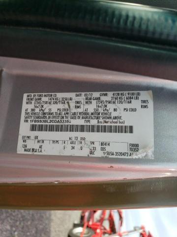 Photo 14 from auction – 2012 FORD ECONOLINE with VIN 1FBSS3BL2CDA53358