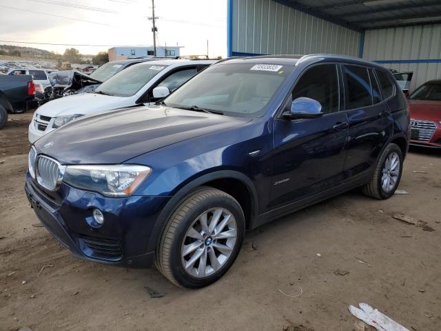 BMW X3 XDRIVE2 2016 with VIN 5UXWX9C57G0D76210 - Photo from auction