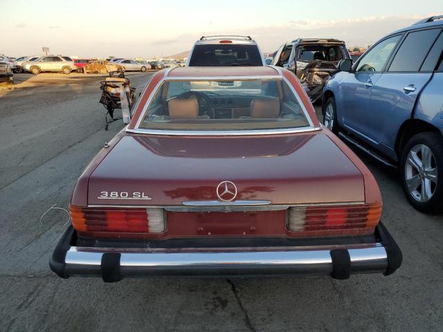 Photo 6 from auction – 1981 MERCEDES-BENZ 380 SL with VIN WDBBA45A4BB009532