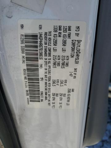 Photo 14 from auction – 2007 CHRYSLER TOWN & COU with VIN 1A4GP44R67B190616