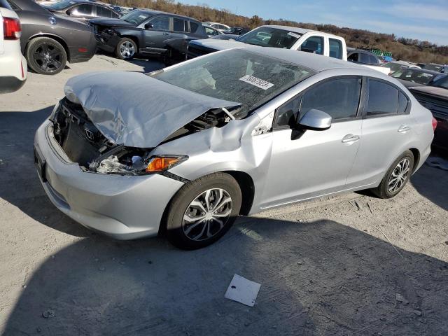 HONDA CIVIC LX 2012 with VIN 2HGFB2F50CH607195 - Photo from auction