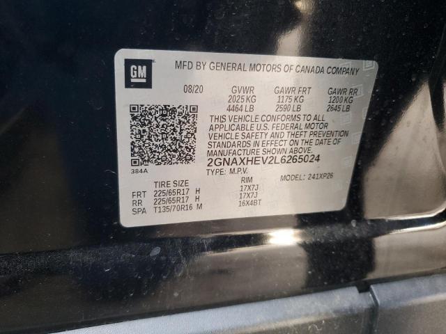 Photo 14 from auction – 2020 CHEVROLET EQUINOX LS with VIN 2GNAXHEV2L6265024