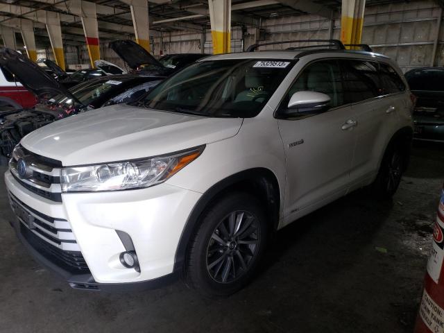 TOYOTA HIGHLANDER 2018 with VIN 5TDJGRFH7JS039670 - Photo from auction