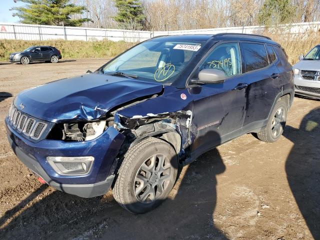 JEEP COMPASS TR 2018 with VIN 3C4NJDDB8JT202370 - Photo from auction