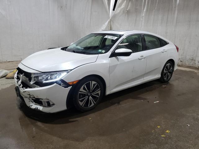 HONDA CIVIC EX 2018 with VIN JHMFC1F35JX017070 - Photo from auction